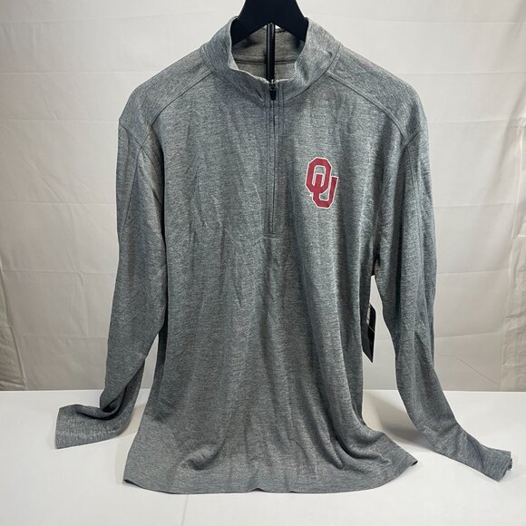 Oklahoma Sooners Top Of The World 1/2 Zip Pullover Jacket - Picture 2 of 7